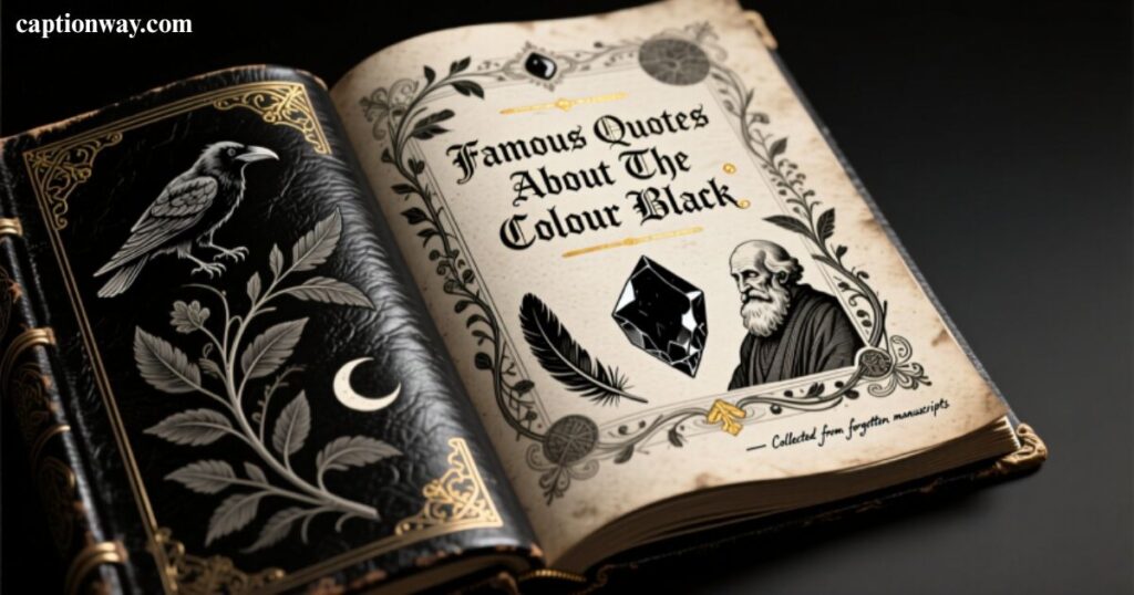 Famous Quotes About The Colour Black