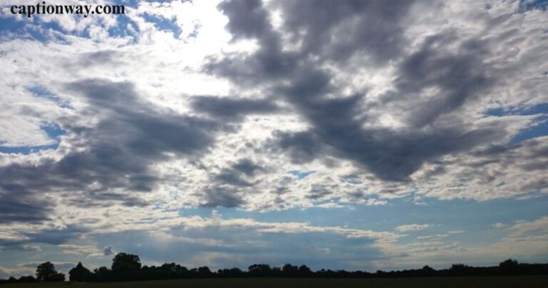 Inspirational Clouds Captions For Instagram