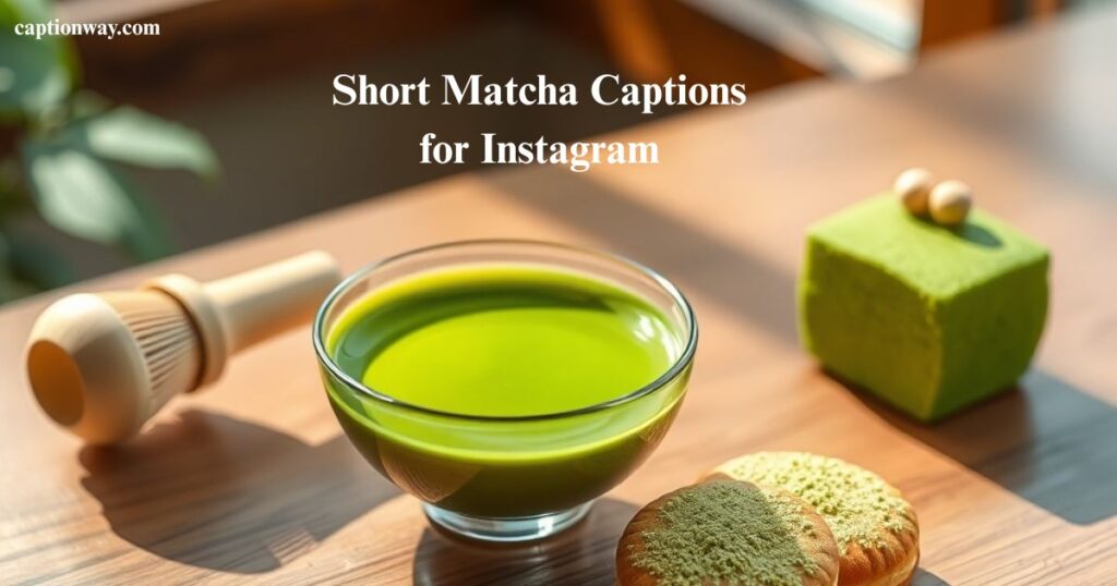 Short Matcha Captions for Instagram