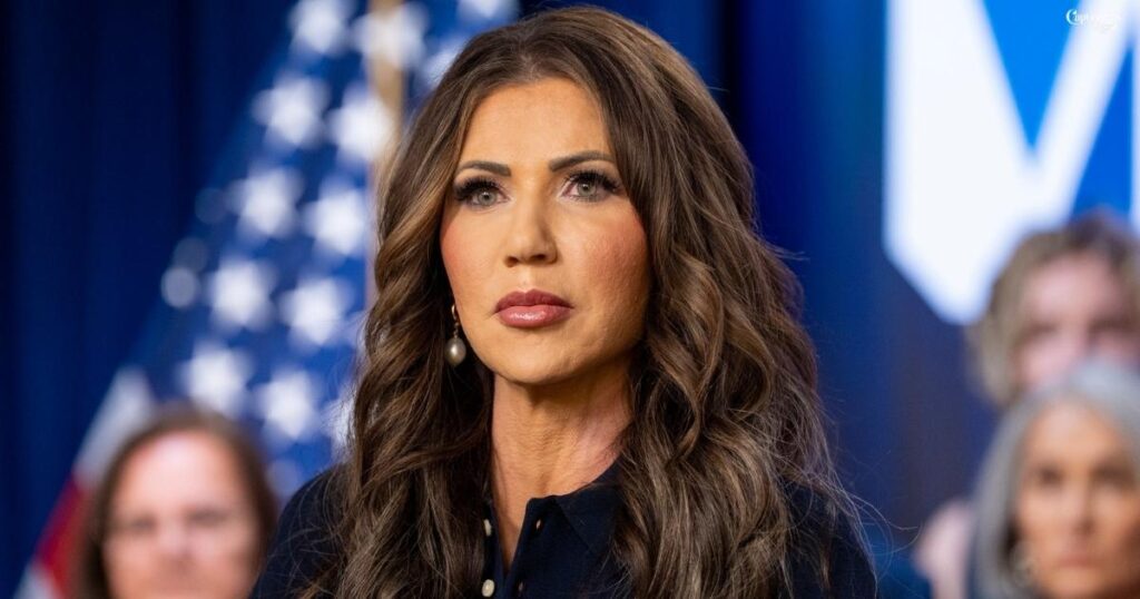 How does Kristi Noem spend her money?